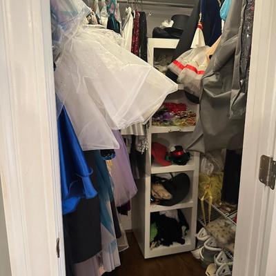 COSTUMES, & MORE, ENTIRE CLOSET CONTENTS