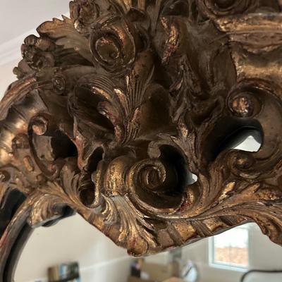 ornate wall mirror 59x50