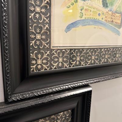 FRAMED PARIS TRIO 18X18