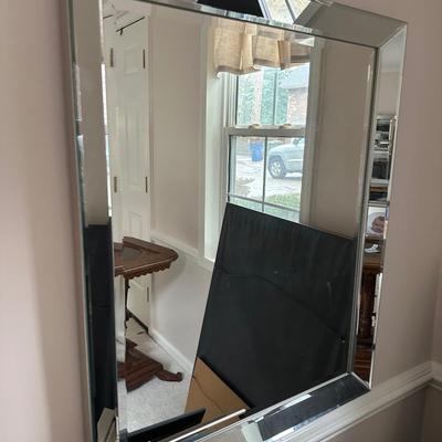 PAIR BEVELED MIRRORS 26X32