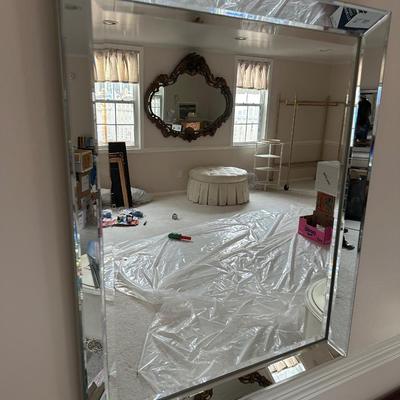 PAIR BEVELED MIRRORS 26X32