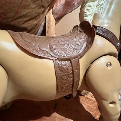 VINTAGE HORSE RIDE ON TOY