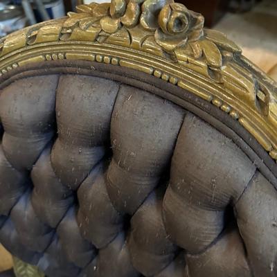 PAIR OF FRENCH STYLE PROJECT CHAIRS READY FOR REUPHOLSTERING