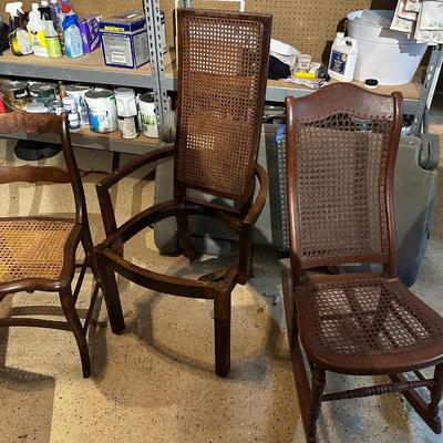3 PROJECT CHAIRS READY FOR NEW LOOKS!