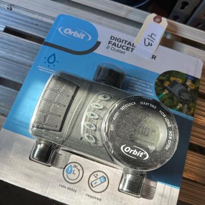 ORBIT DIGITAL FAUCET TIMER NEW IN PACKAGE