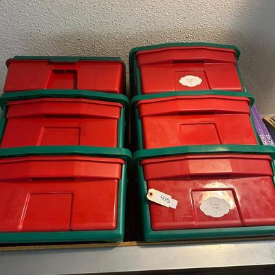 PAIR 3 DRAWER PLASTIC STORAGE