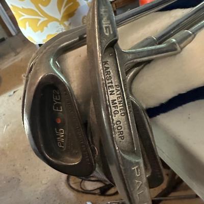 GOLF CLUB LOT, PING 5 PCS AS PICTURED