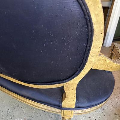 FRENCH SETTEE READY FOR NEW UPHOLSTERY! 50" WIDE