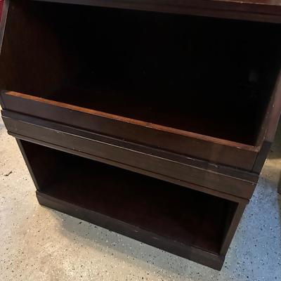 POTTERY BARN STORAGE CUBE 2 PIECE 29X31, SCTRATECHES ONE EDGE IS CHIPPED OFF