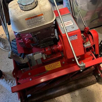 TRU CUT P-20 REEL LAWN MOWER MADE IN USA HONDA GX MOWER