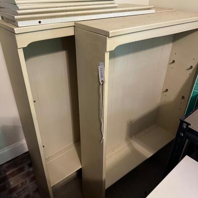 2 HUTCH TOP SHELVES