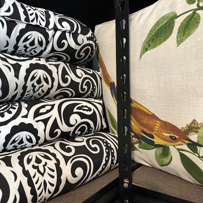 PILLOWS AND CUSHIONS AS PICTURED