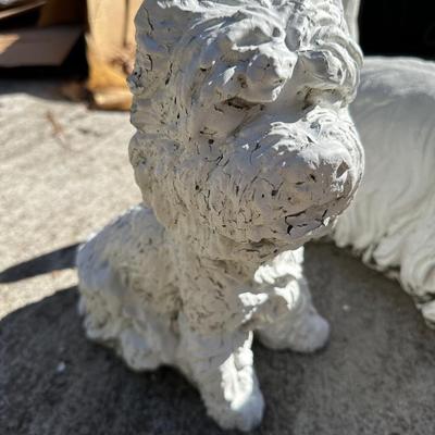 TERRIER CEMENT YARD STATUES