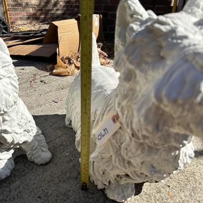 TERRIER CEMENT YARD STATUES