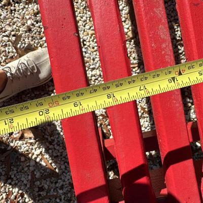 red bench