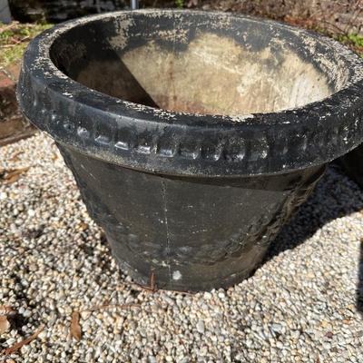 PAIR CEMENT PLANTERS