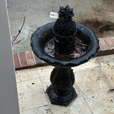 Pineapple hospitality bird bath