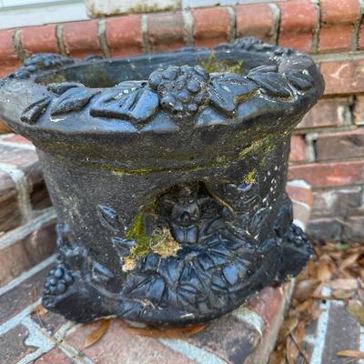 PAIR CEMENT PLANTERS