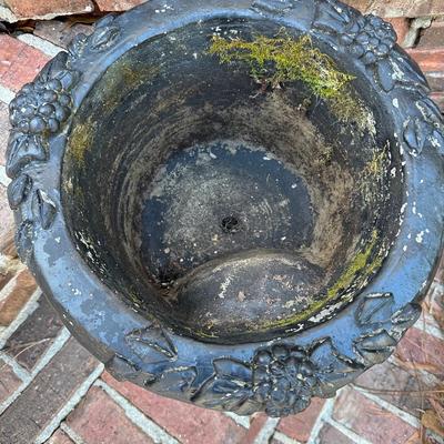 PAIR CEMENT PLANTERS