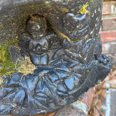 PAIR CEMENT PLANTERS