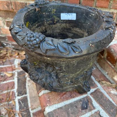 PAIR CEMENT PLANTERS