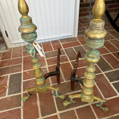 andiron pair