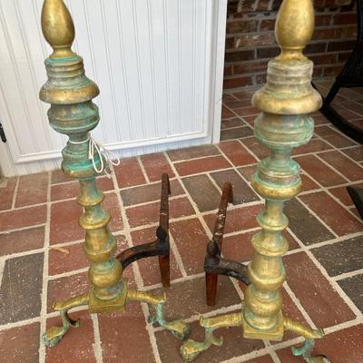 andiron pair