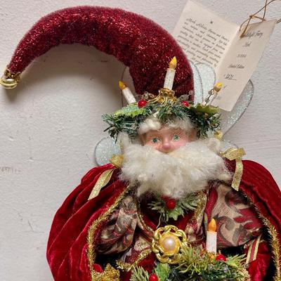Mark Roberts Candlelight Christmas Elf Fairy approx 18" tall
