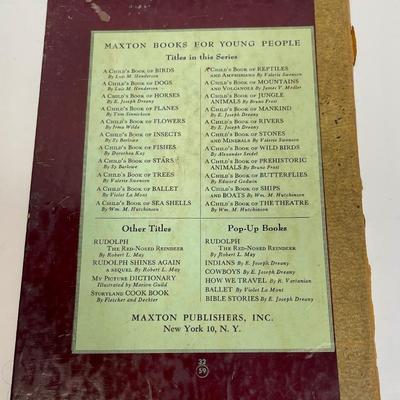 1955 Stones & Minerals hard cover book by Valerie Swenson young reader