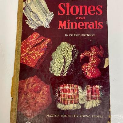 1955 Stones & Minerals hard cover book by Valerie Swenson young reader