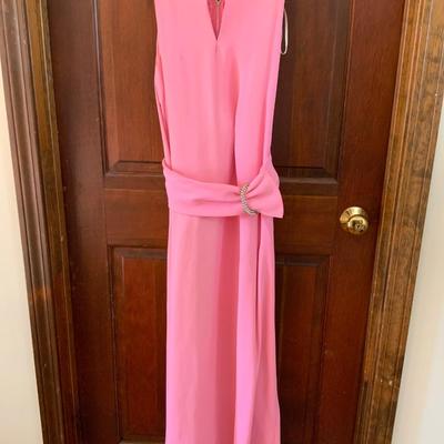 Lot of 2 Pink Vintage Long Dresses