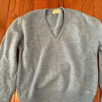 Lot of Blue Cardigans and 1 Wool Sweater