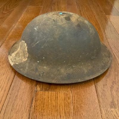 U.S. M1917 Doughboy Helmet used in WWI.