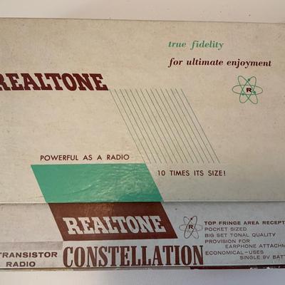 Realtone Transistor Radio Constellation with original Box