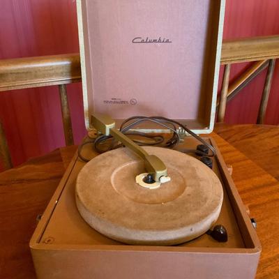 Vintage Columbia Record Player 1950’s Model 412