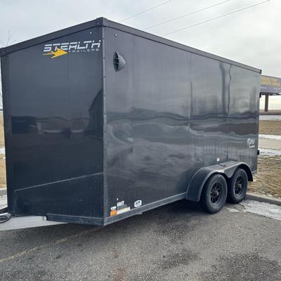 2022 Stealth Cobra Black Out package 7x14 enclosed trailer