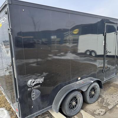 2022 Stealth Cobra Black Out package 7x14 enclosed trailer