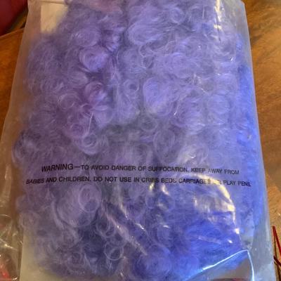 Lot of vintage disguises, including a pair of large glasses.