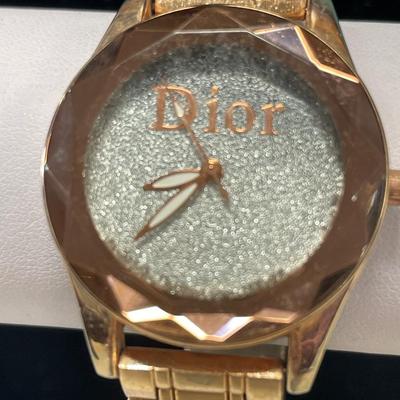 Rose Gold Tone Dior Ladies Watch
