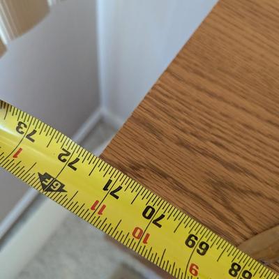 Wood Display Shelf 71 1/2" x 11 3/4" x 29"