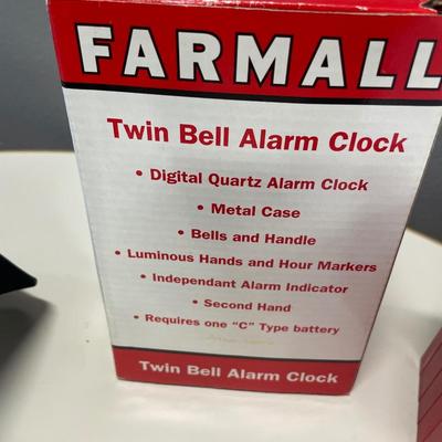 Farmall clock and John Deere Jack and the box