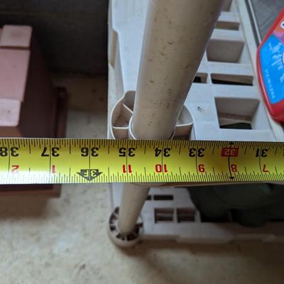 3 Plastic Shelving Units Various Sizes