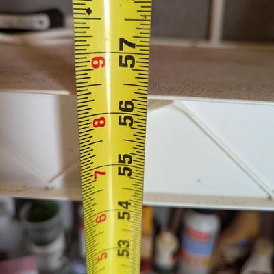 3 Plastic Shelving Units Various Sizes