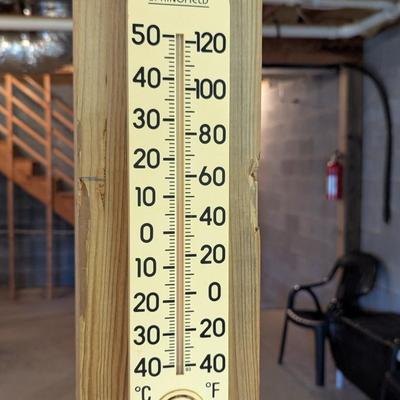 Plastic Springfield Made In USA Thermometer