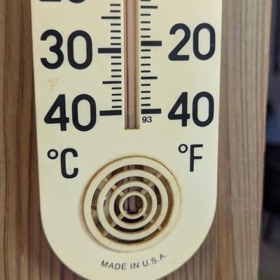 Plastic Springfield Made In USA Thermometer