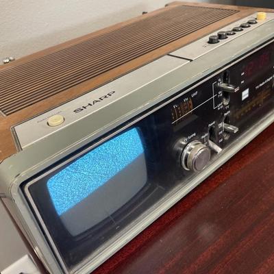Vintage tv radio combo