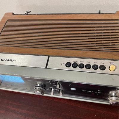 Vintage tv radio combo