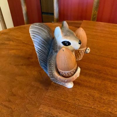 Vintage squirrel, salt, and pepper shaker set. 1950’s-1960’s