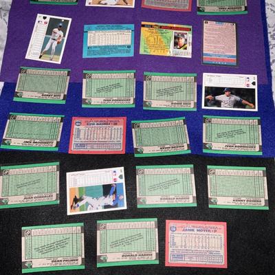1990’s Texas Rangers Trading Cards.