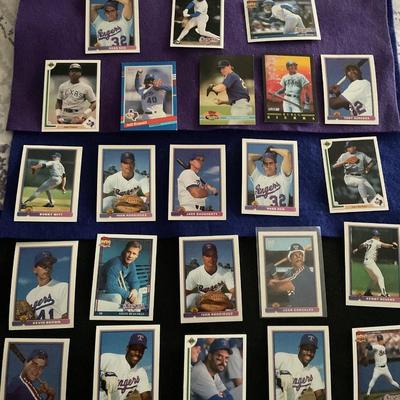 1990’s Texas Rangers Trading Cards.